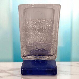 Bromioli Rocco Cobalt Blue Square Base Liqueur Glass